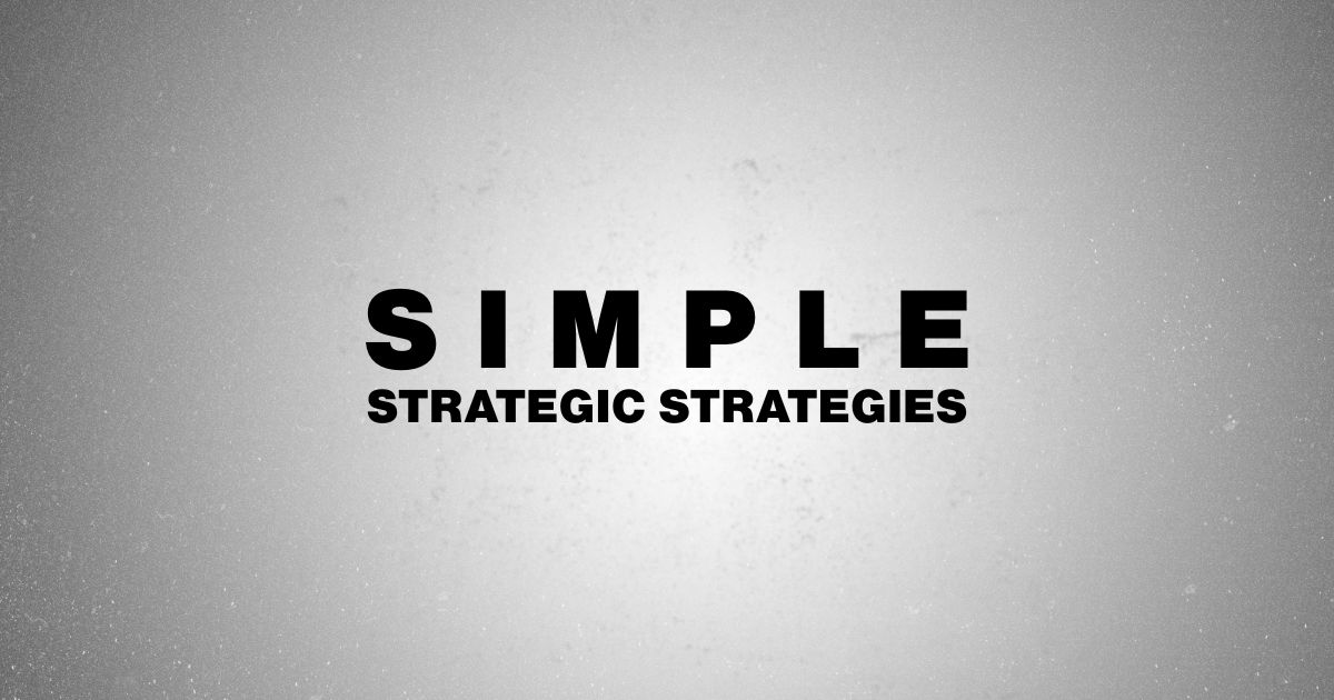 strategic strategies